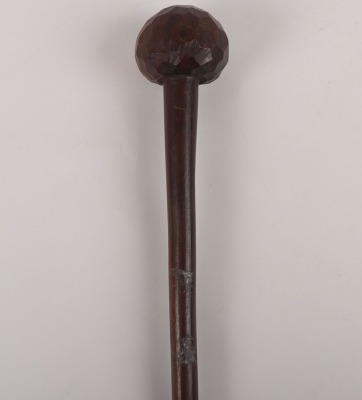 Scarce Zulu Knobkerrie with Concave Facetted Head - 2