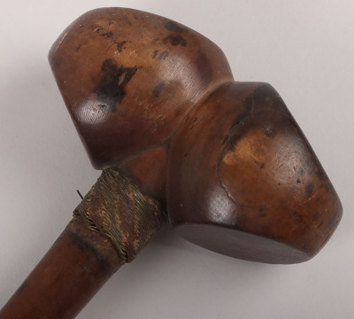 Rare Early Zulu Knobkerrie with Double Head - 3