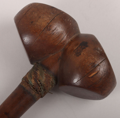 Rare Early Zulu Knobkerrie with Double Head - 4