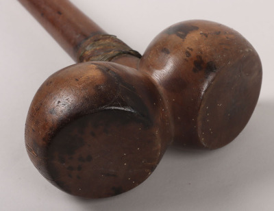 Rare Early Zulu Knobkerrie with Double Head - 6