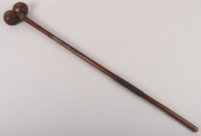Rare Early Zulu Knobkerrie with Double Head - 10