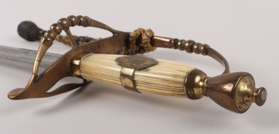 ^ Georgian Infantry Officers 5-Ball Hilted Spadroon of the 65th (Yorks & Lancs) Regiment of Foot - 7