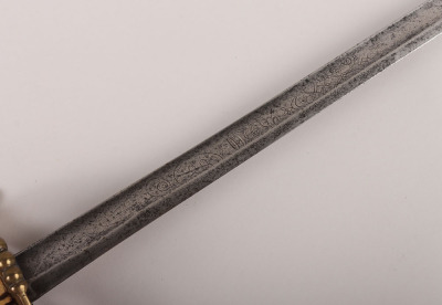^ Georgian Infantry Officers 5-Ball Hilted Spadroon of the 65th (Yorks & Lancs) Regiment of Foot - 8