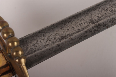^ Georgian Infantry Officers 5-Ball Hilted Spadroon of the 65th (Yorks & Lancs) Regiment of Foot - 9
