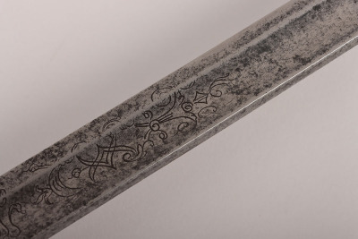 ^ Georgian Infantry Officers 5-Ball Hilted Spadroon of the 65th (Yorks & Lancs) Regiment of Foot - 15