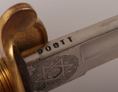 Victorian Royal Naval Officers Sword Attributed to Lord Ashley-Cooper, 8th Earl of Shaftesbury, By Henry Wilkinson, 11806 - 6