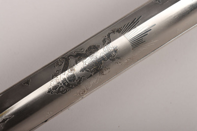 Victorian Royal Naval Officers Sword Attributed to Lord Ashley-Cooper, 8th Earl of Shaftesbury, By Henry Wilkinson, 11806 - 9