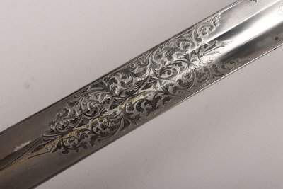 Victorian Royal Naval Officers Sword Attributed to Lord Ashley-Cooper, 8th Earl of Shaftesbury, By Henry Wilkinson, 11806 - 10