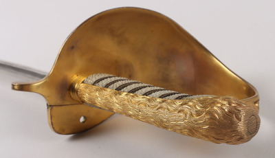 Victorian Royal Naval Officers Sword Attributed to Lord Ashley-Cooper, 8th Earl of Shaftesbury, By Henry Wilkinson, 11806 - 15