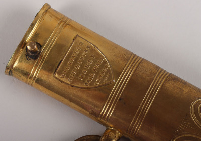 Victorian Royal Naval Officers Sword Attributed to Lord Ashley-Cooper, 8th Earl of Shaftesbury, By Henry Wilkinson, 11806 - 17