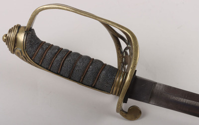British 1845 Pattern Infantry Officers Sword - 4