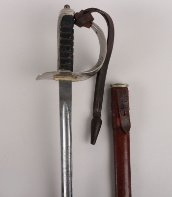 British 1895 Pattern Infantry Officers Sword Regimentally Marked to the 2nd County of London Yeomanry - 2