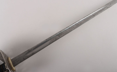 British 1895 Pattern Infantry Officers Sword Regimentally Marked to the 2nd County of London Yeomanry - 6