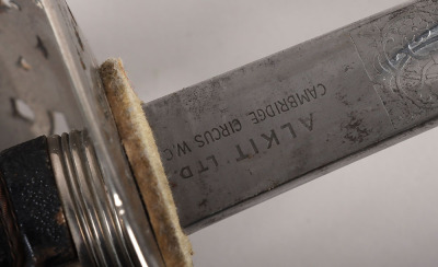 British 1895 Pattern Infantry Officers Sword Regimentally Marked to the 2nd County of London Yeomanry - 7