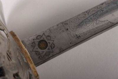 British 1895 Pattern Infantry Officers Sword Regimentally Marked to the 2nd County of London Yeomanry - 12