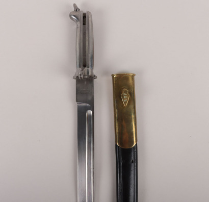 Scarce Danish M1867/93 Bayonet, for the Danish Royal Navy Remington Rifle