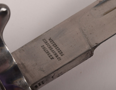 Scarce Danish M1867/93 Bayonet, for the Danish Royal Navy Remington Rifle - 8