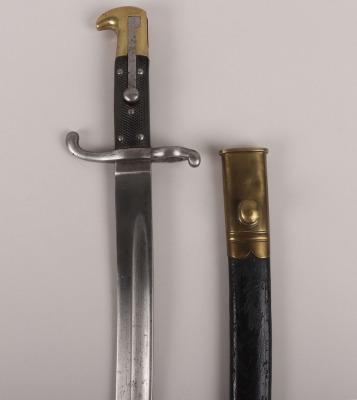 Swiss M1864 Bayonet for the Sharp Shooters Short Rifle