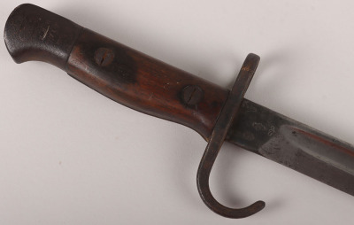 British 1907 Hook Quillon Bayonet Regimentally Marked to the Royal Highlanders - 7