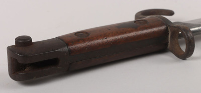 British 1907 Hook Quillon Bayonet Regimentally Marked to the Royal Highlanders - 11