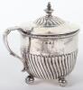 A Victorian silver mustard pot, Henry Wilkinson & Co, Birmingham 1876 - 3