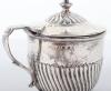 A Victorian silver mustard pot, Henry Wilkinson & Co, Birmingham 1876 - 4