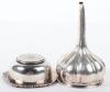 A 19th century French silver wine funnel - 6