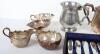 A mix of silver plated items - 3