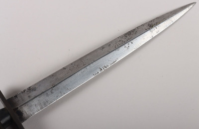 WW2 British Ribbed & Beaded Private Purchase Commando Knife Attributed to Lance Corporal Sidney Dann No3 Troop 6 Commando - 9