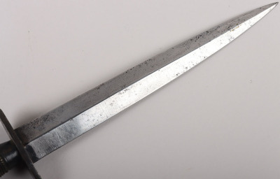 WW2 British Ribbed & Beaded Private Purchase Commando Knife Attributed to Lance Corporal Sidney Dann No3 Troop 6 Commando - 10
