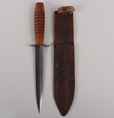 3rd Pattern Fairbairn Sykes FS Wooden Hilt Commando Knife,