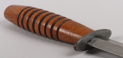 3rd Pattern Fairbairn Sykes FS Wooden Hilt Commando Knife, - 6
