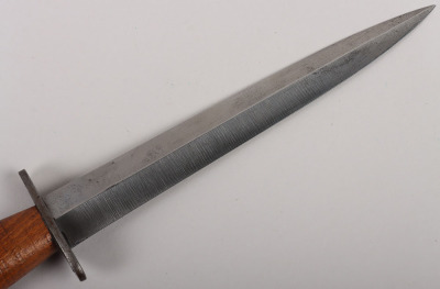 3rd Pattern Fairbairn Sykes FS Wooden Hilt Commando Knife, - 8