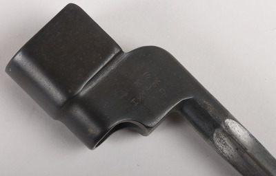 British WW2 No4 Mk1 Cruciform Spike Bayonet by Singer - 5