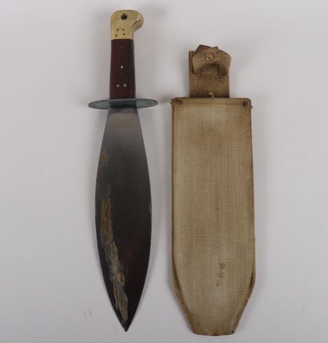 Scarce WW2 British Commando Smatchet Fighting Knife