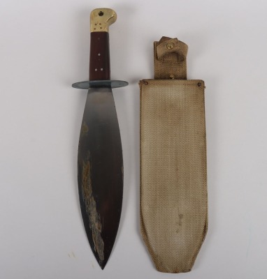 Scarce WW2 British Commando Smatchet Fighting Knife