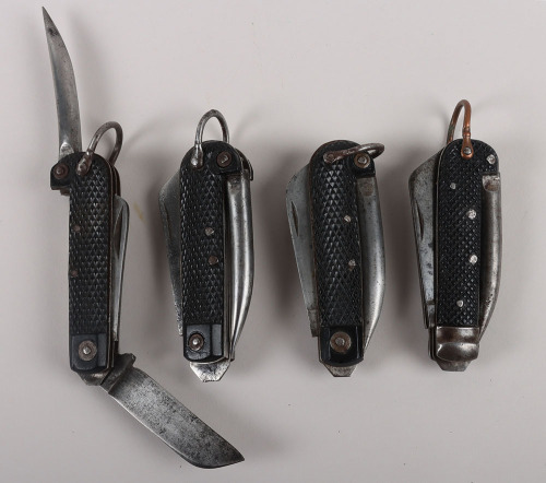4x British Military Jack Knives