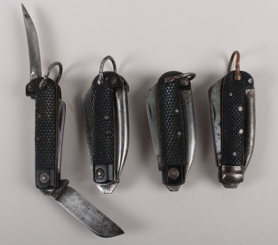 4x British Military Jack Knives