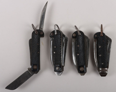 4x British Military Jack Knives - 2