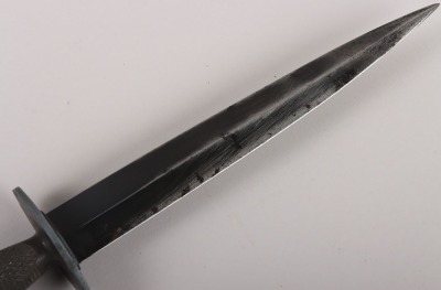 Scarce WW2 Canadian Parkerised Stiletto Fighting Knife - 10