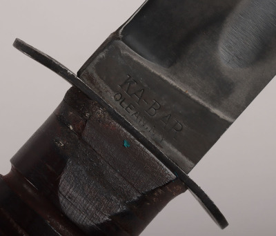 WW2 USMC KA-BAR Fighting Knife by Olean NY - 10