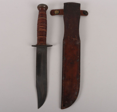 WW2 USMC KA-BAR Fighting Knife - 2