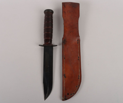 Scarce WW2 USN Fighting Knife by Camillus, NY - 2