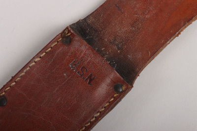 Scarce WW2 USN Fighting Knife by Camillus, NY - 3