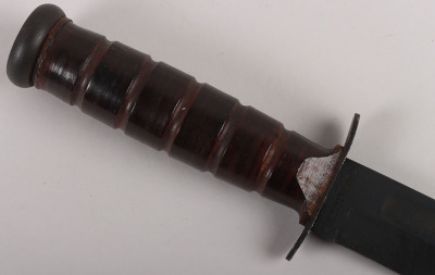 Scarce WW2 USN Fighting Knife by Camillus, NY - 7