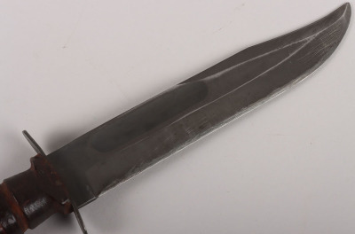 WW2 USN Mk2 Fighting Knife, Blade by US UTICA CUT CO - 8