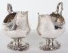 A pair of Georgian sauceboats, London 1765