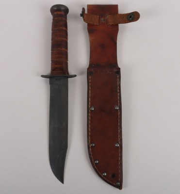 WW2 USN KA-BAR Fighting Knife by Olean, NY