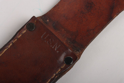 WW2 USN KA-BAR Fighting Knife by Olean, NY - 3