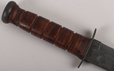WW2 USN KA-BAR Fighting Knife by Olean, NY - 7